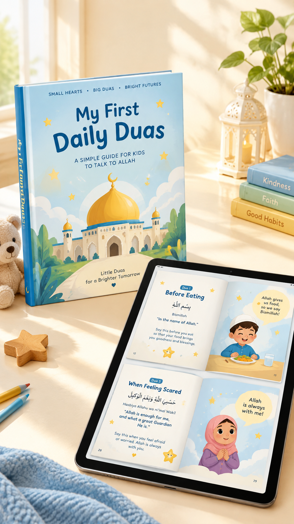 My First Daily Duas Master Edition | Printable Islamic Book for Kids & Toddlers